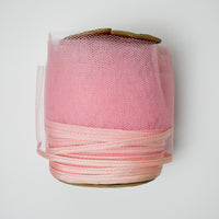 Pink Wide Tulle Trim - By the Yard