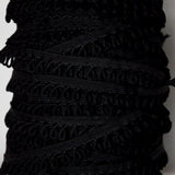 Black Loop Cord Edge Trim - By the Yard