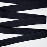 Black Seat Belt Webbing, 2" Wide - By the Yard