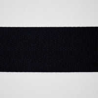 Black Seat Belt Webbing, 2" Wide - By the Yard