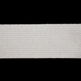 Natural Cotton Webbing Strap, 2" Wide - By the Yard