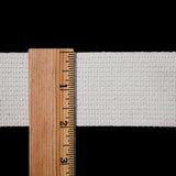 Natural Cotton Webbing Strap, 2" Wide - By the Yard