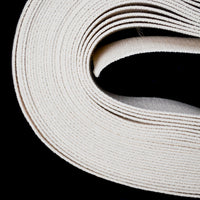 Natural Cotton Webbing Strap, 2" Wide - By the Yard