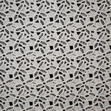 Beige Wide Eyelet Lace Trim - By the Yard