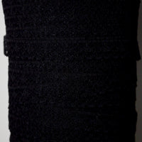 Black Scalloped Lace Trim, 1/2" Wide - By The Yard