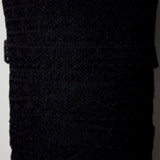 Black Scalloped Lace Trim, 1/2" Wide - By The Yard