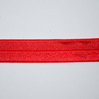 Bright Coral PInk 5/8" Fold Over Elastic - By the Yard