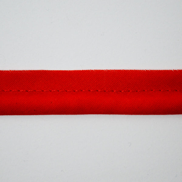 Red 1/2" Cord Edge Piping - By The Yard