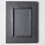 Black Faux Leather Eleanor Roosevelt Quote Frame - Holds 3.5" x 5.5" Photo