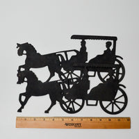 Plastic Horse-Drawn Carriage Cut-Outs