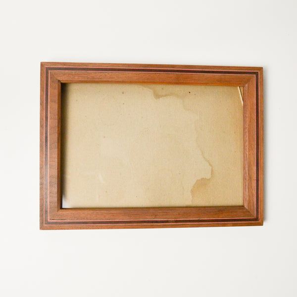 Wooden Frame - Chipped Glass