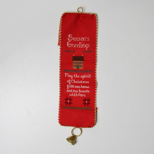 Christmas Cross Stitch Wall Hanging