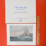 Celebrated Sailing Ships in Famous American Ports Prints - Set of 6