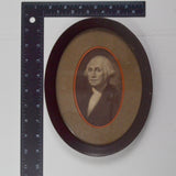 George Washington Portrait in Oval Frame
