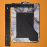 Purple Stained Glass Frame for 5" x 7" Photo