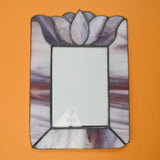 Purple Stained Glass Frame for 5" x 7" Photo