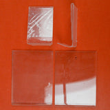 Clear Acrylic Mini Frames - 126 Frames with Holes, 4 Frames without Holes, 30 Smaller Frames
