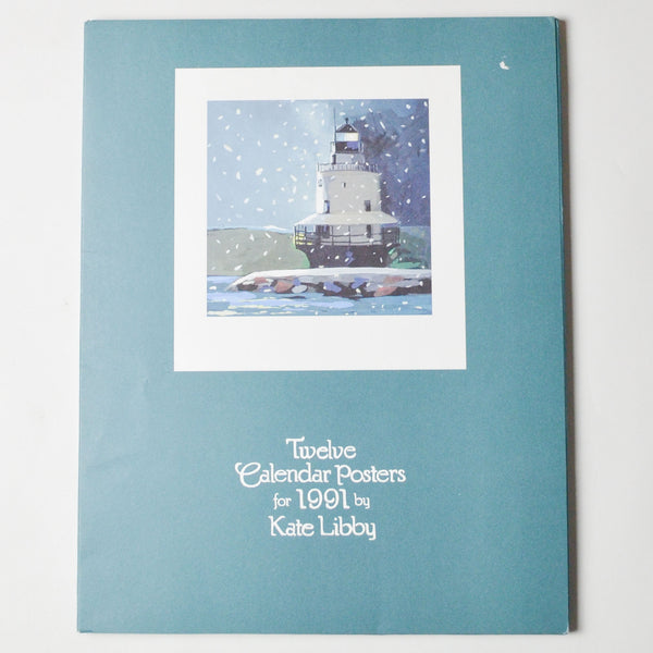1991 Kate Libby Lithograph Calendar Poster Set Make & Mend