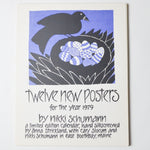 1979 Nikki Schumann Hand Silkscreened Calendar Poster Set