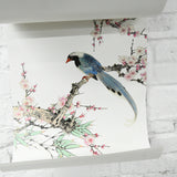 Floral Bird Poster - 15" x 25"