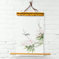 Floral Bird Poster - 15" x 25"