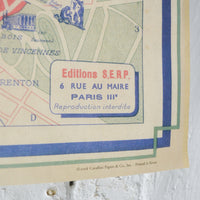 Monuments of Paris Map 2008 Reproduction - 20" x 28"