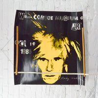 Williams College Museum of Art Andy Warhol Exhibition 1986 Poster