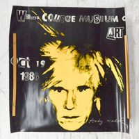 Williams College Museum of Art Andy Warhol Exhibition 1986 Poster