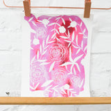 Pink Floral Poster