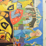 Medieval Tournament Vintage German Educational Poster - 25.5" x 35.5"
