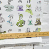 Fashion Plates Circa 1830-1845 Poster or Wrapping Paper Sheet - 19.5" x 27.5"
