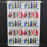 A Group of Well Known Dandies and Some Regency Ladies Poster or Wrapping Paper Sheet - 19.5" x 27.5"