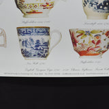 English Georgian Cups 1760-1830 Poster or Wrapping Paper Sheet - 19.5" x 27.5"