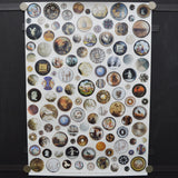 Georgian Gentlemen's Buttons Poster or Wrapping Paper Sheet - 19.5" x 27.5"