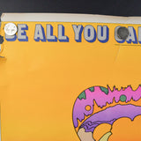 Peter Max Be All You Can Be. Read Psychedelic Poster - 24" x 35"