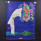 Peter Max Teen Dream Psychedelic Poster - 18" x 24" - some holes