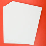 White Uncut Photo Mats, 11" x 14" - Set of 14