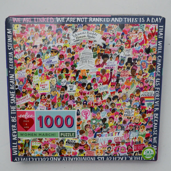 Women March 1000 Piece Puzzle