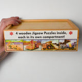 Wooden Jigsaw Puzzle Set