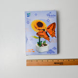 Building Block Flower with Butterfly