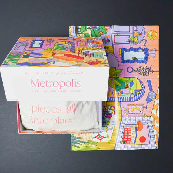 Puzzlelove Metropolis 500 Piece Puzzle