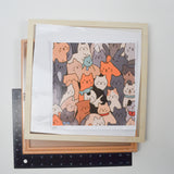 Wooden Cat Puzzle with Frame