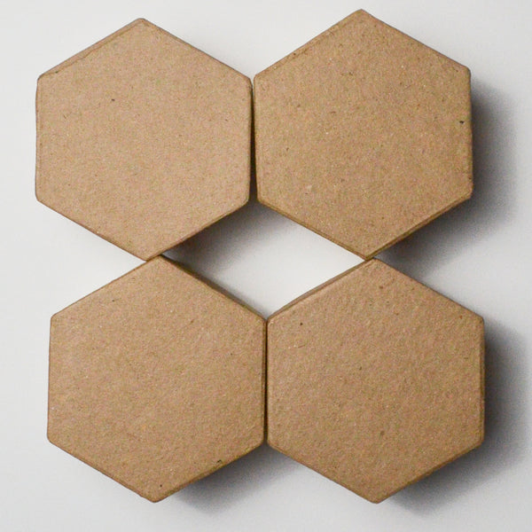 Gold Hexagon Boxes - Set of 4