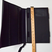 Black Velcro Closure Pencil Case