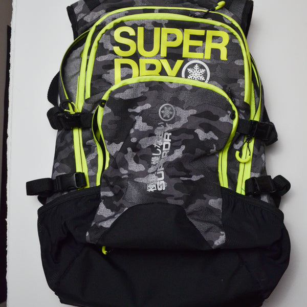 Green + Gray Camo Superdry Ultimate Snow Rescue Backpack