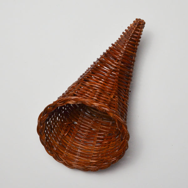 Cornucopia Wicker Basket - 9" Long