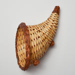 Cornucopia Woven Basket - 11" Long