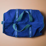 Blue Canvas Gym Bag