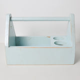 Mint Blue-Green Wooden Tool Holder