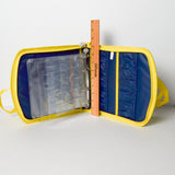 Blue + Yellow Embroidery Floss Travel Case